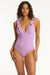 Interlace Frill One Piece SWIM 1PC SEA LEVEL 8 Lavender 