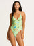 Isla Palm V Neck One Piece SWIM 1PC SEAFOLLY 