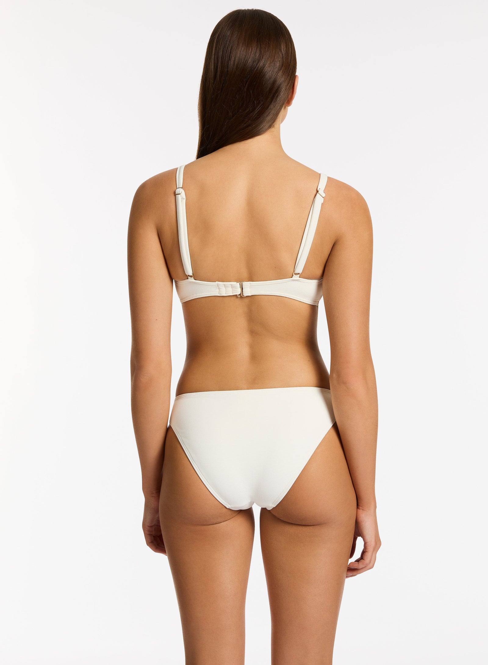 ISLA RIB TRIM SIDE HIPSTER PANT SWIM PANT JETS 