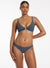 JETSET C-D TRIM TRI TOP SWIM TOP JETS 8 STEEL BLUE 