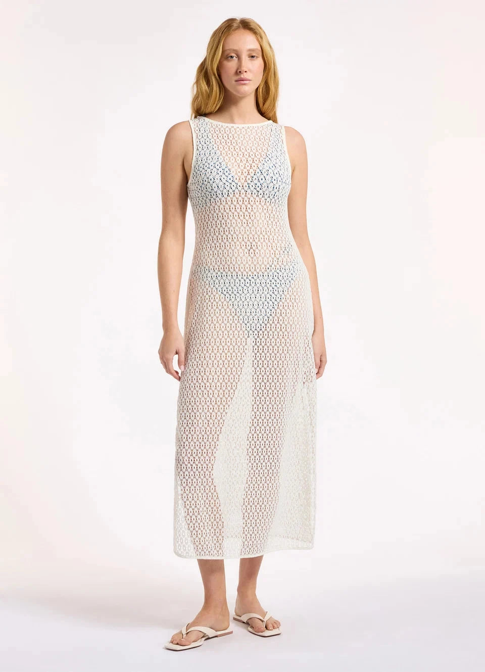 JETSET STRETCH LACE DRESS DRESS JETS XS Cream 