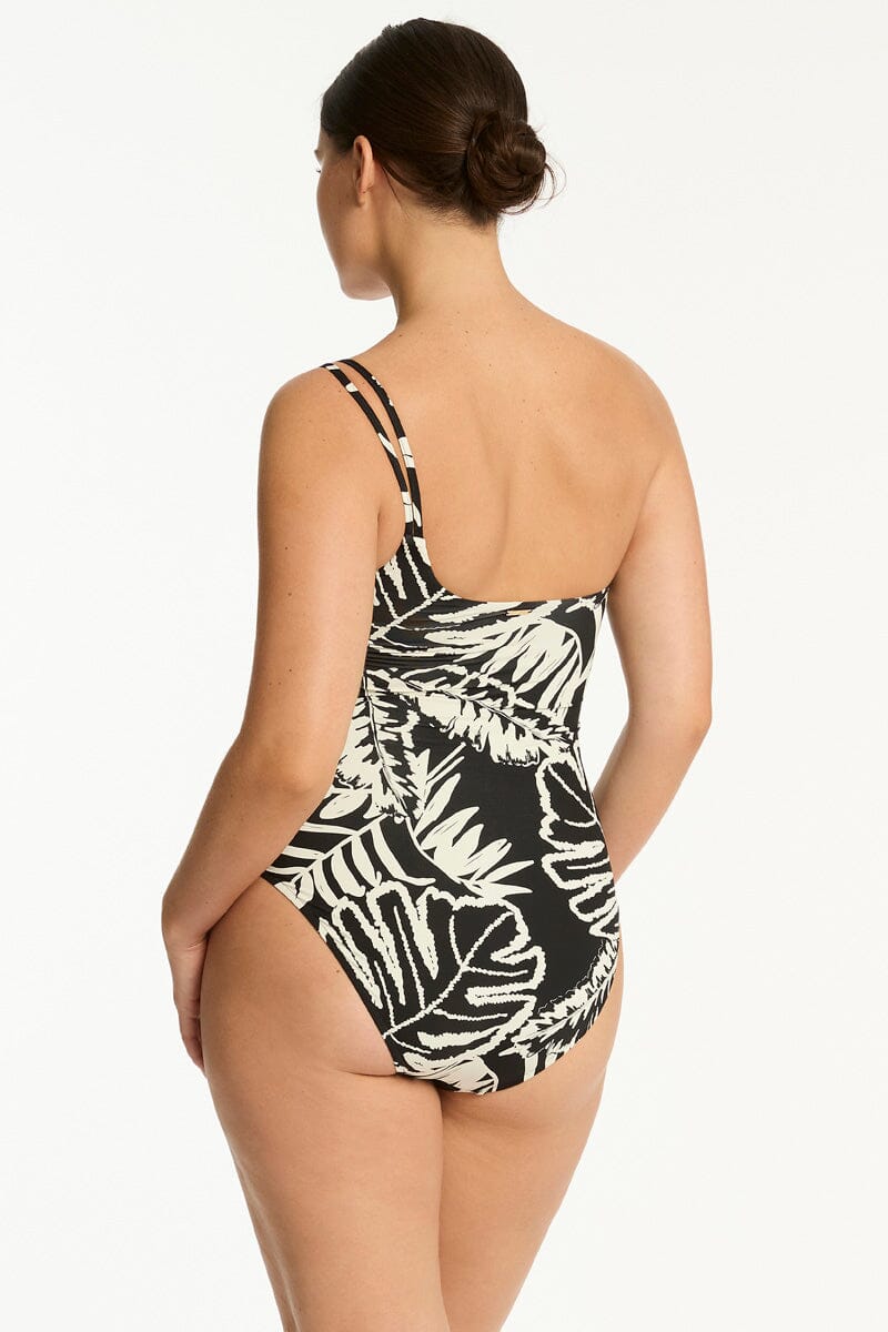 Jungle Book One Shoulder Ring One Piece SWIM 1PC SEA LEVEL 