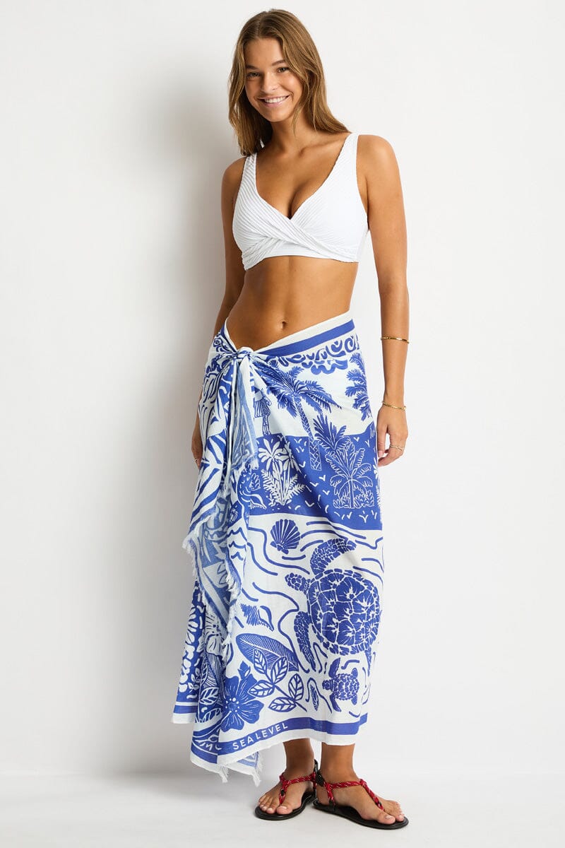 Jungle Lino Long Sarong SARONG SEA LEVEL 