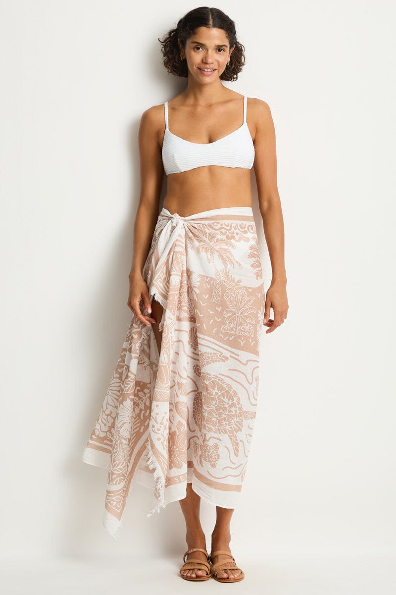 Jungle Lino Long Sarong SARONG SEA LEVEL 