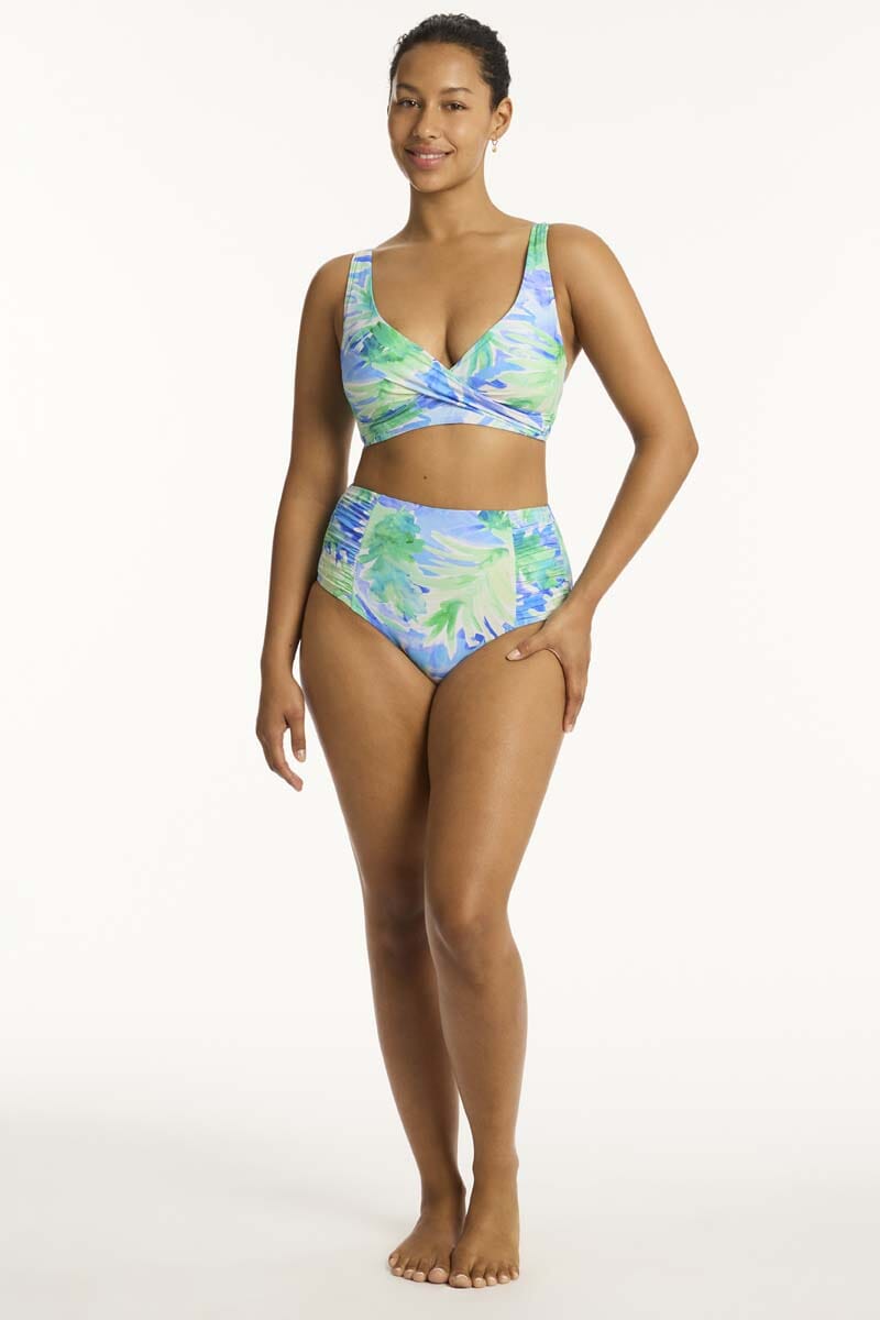 Key Largo Cross Front Multifit Bra Top SWIM TOP SEA LEVEL 