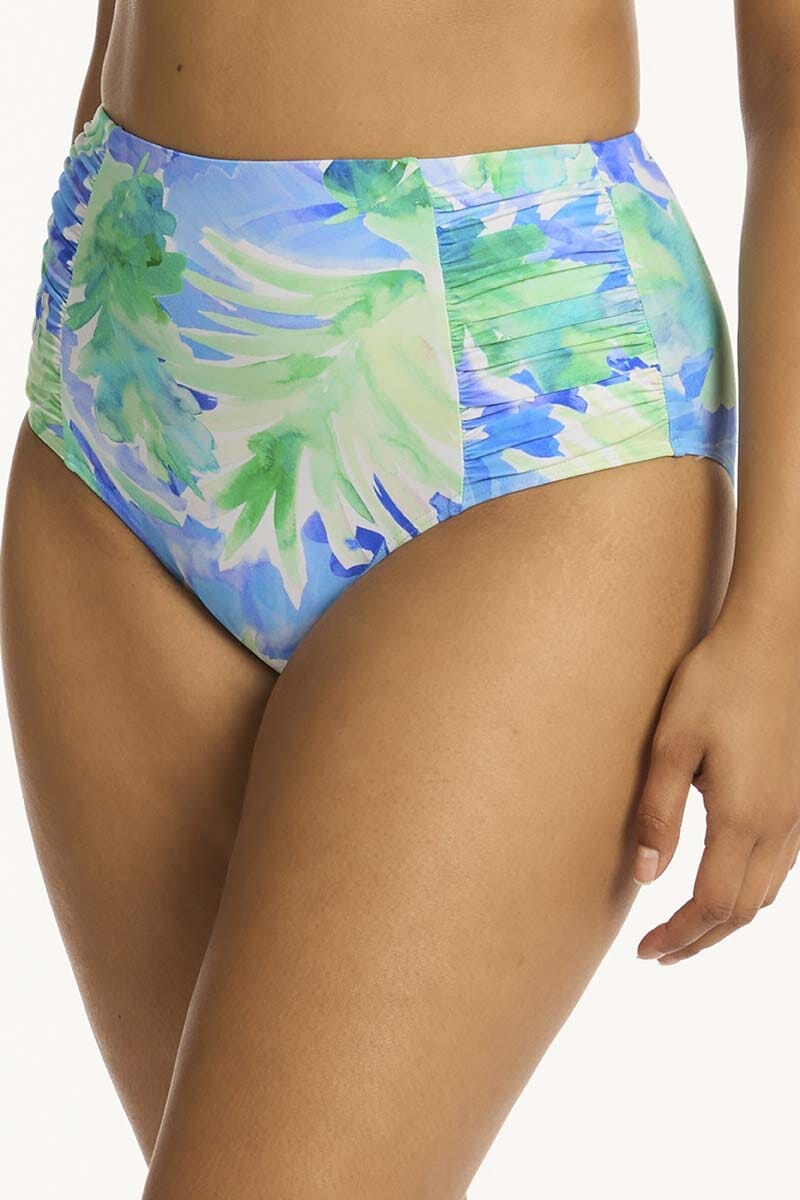 Key Largo High Waist Gathered Side Pant SWIM PANT SEA LEVEL 