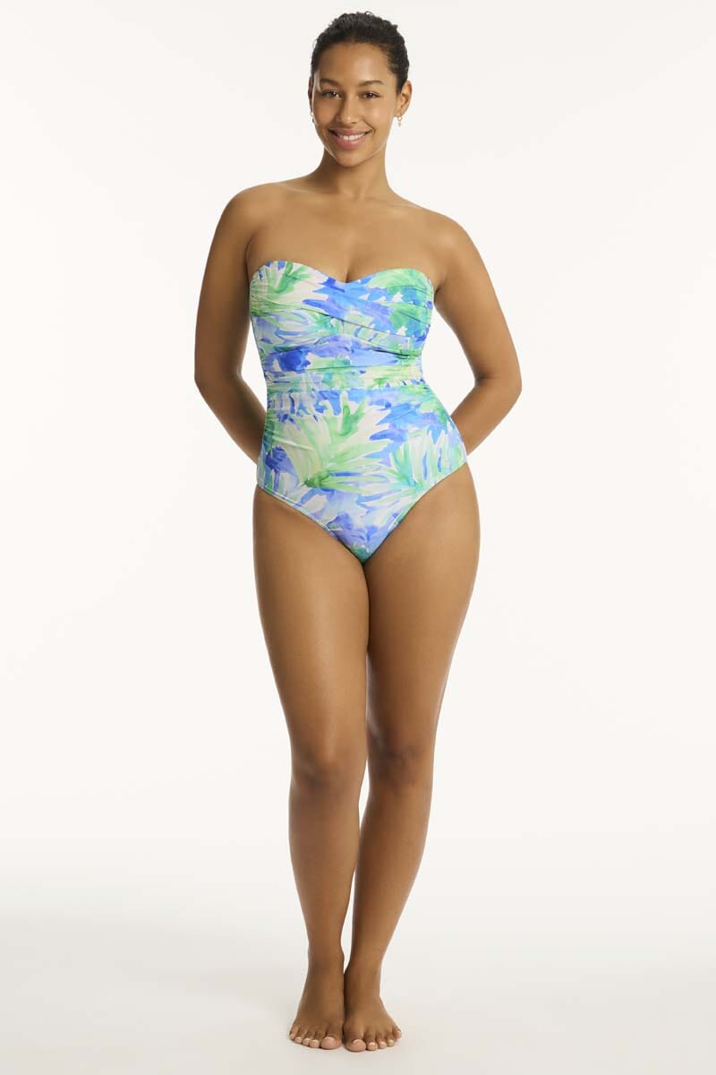 Key Largo Twist Bandeau One Piece SWIM 1PC SEA LEVEL 