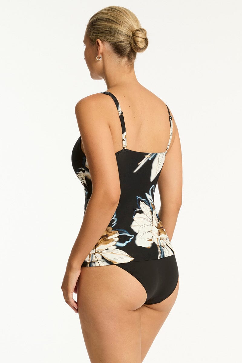 La Luna Cross Front Swing Singlet Top SWIM SINGLET SEA LEVEL 