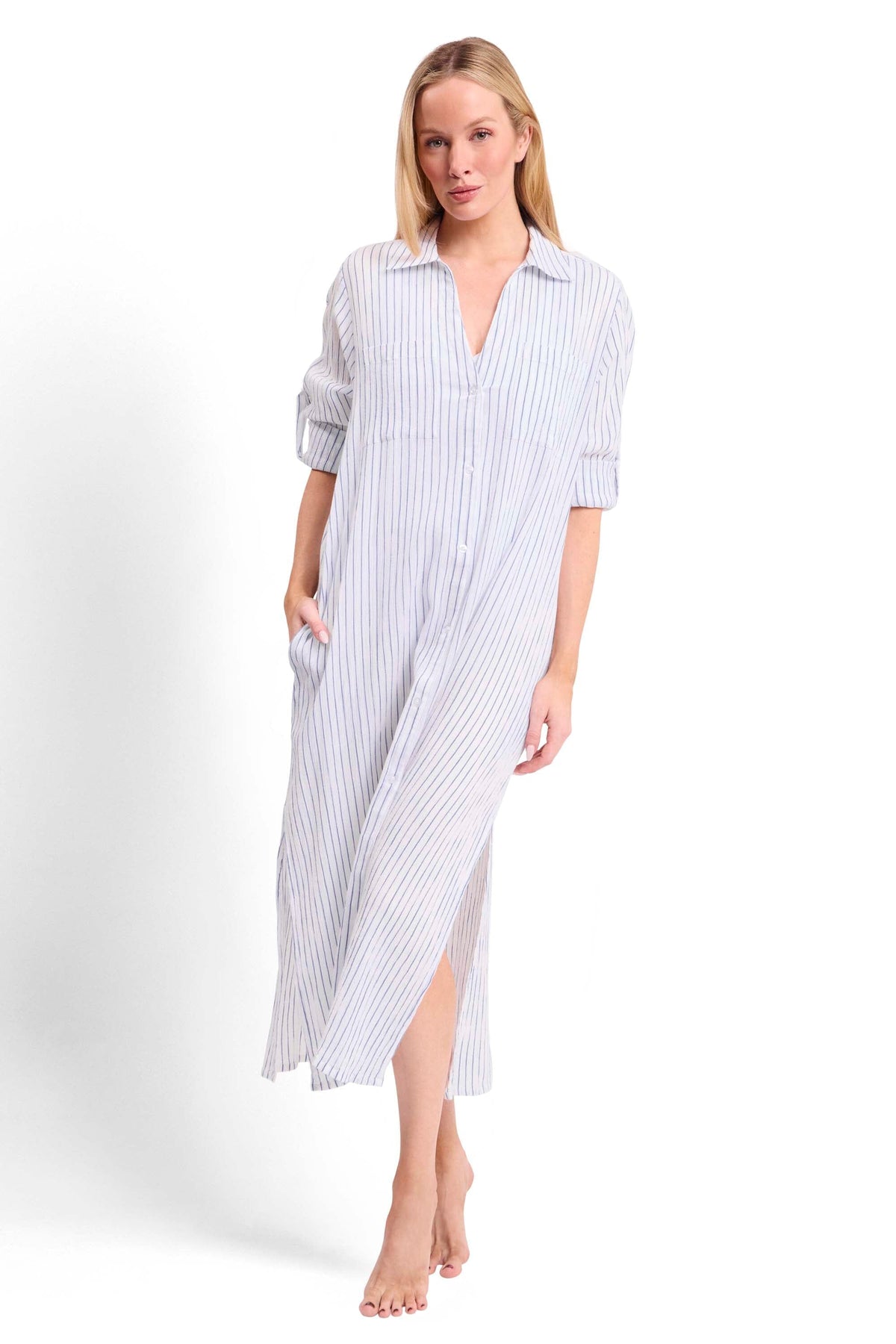 Laguna Ladder Button Dress OVERSWIM JANTZEN 