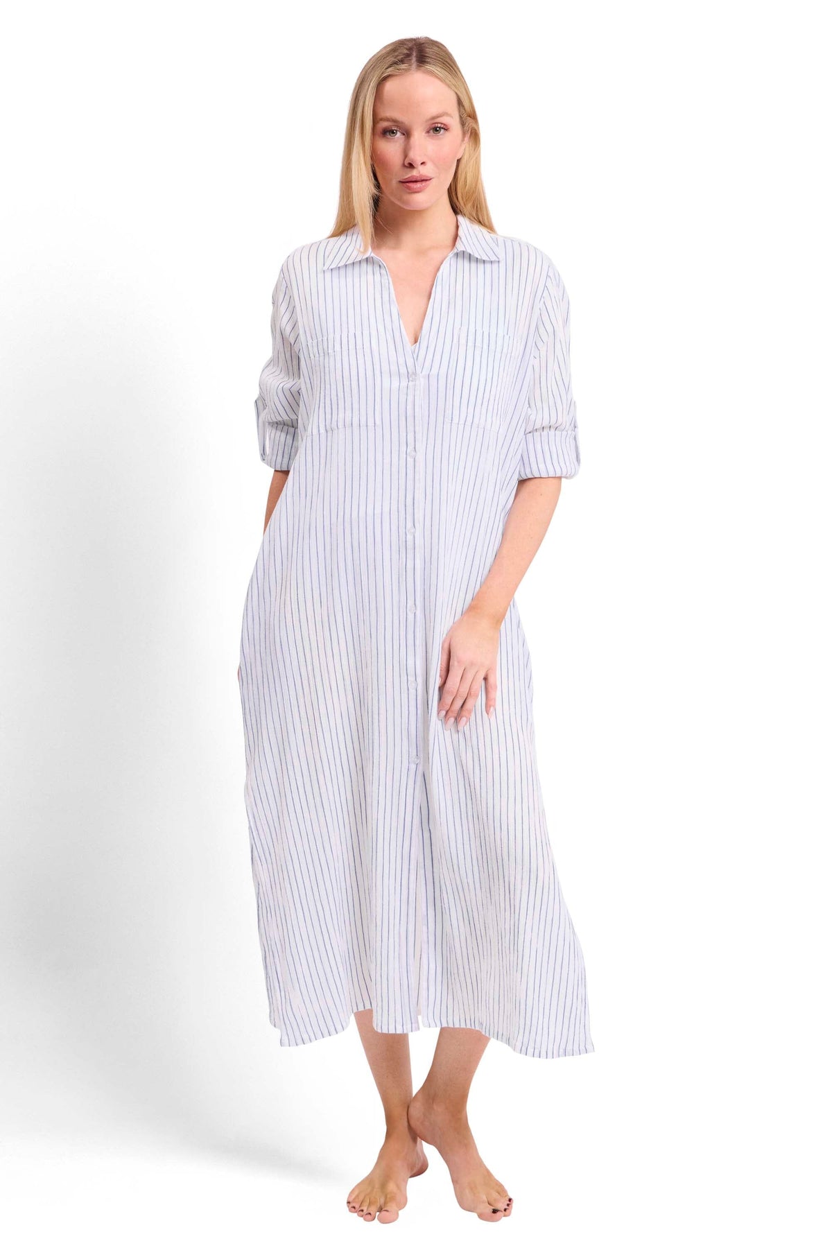 Laguna Ladder Button Dress OVERSWIM JANTZEN 
