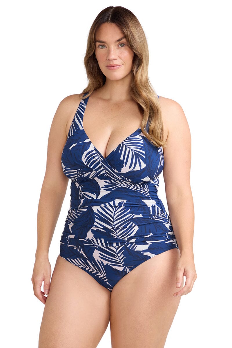 Lanthera Delacroix Cross Over One Piece SWIM 1PC ARTESANDS 12 NAVY 