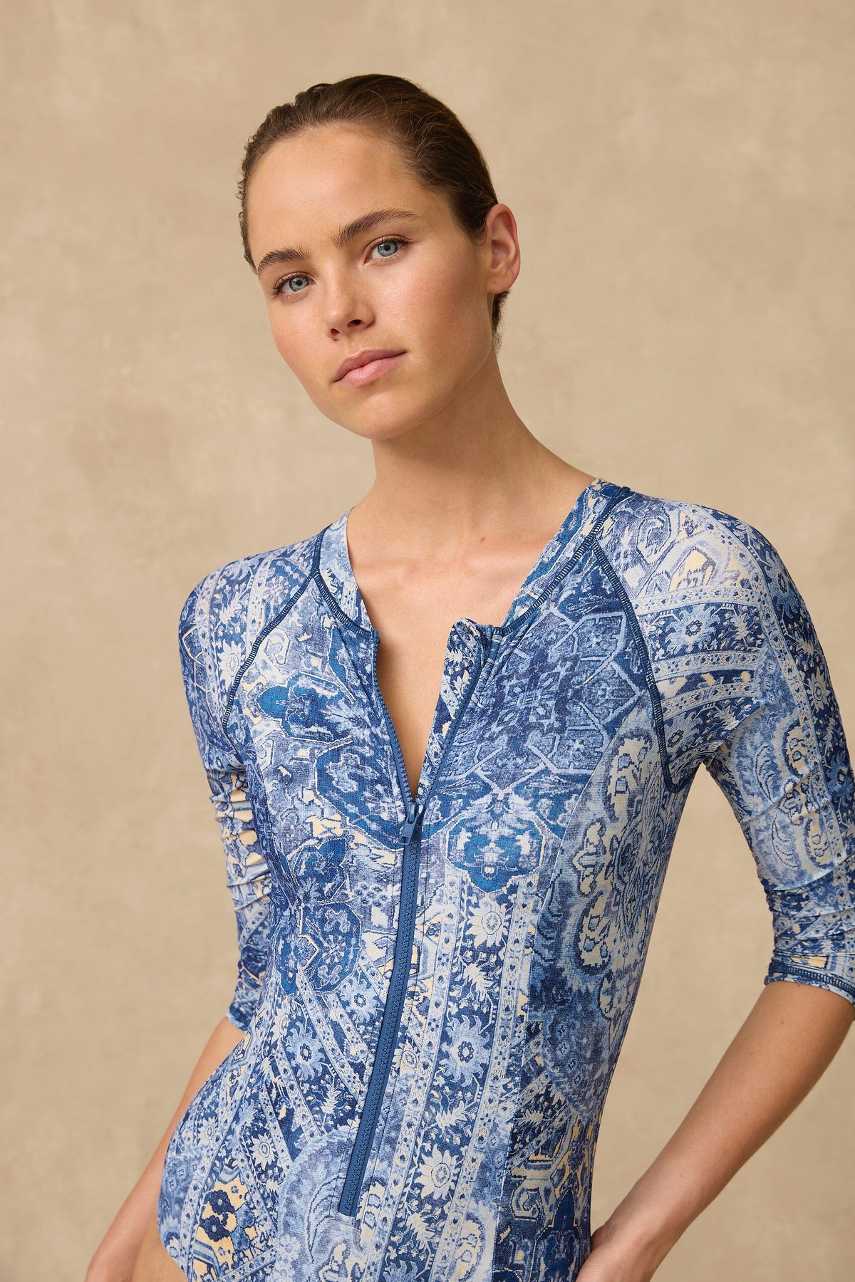 Lauren 3/4 Sleeve Surfsuit SUN PROTECTION MONTE AND LOU 