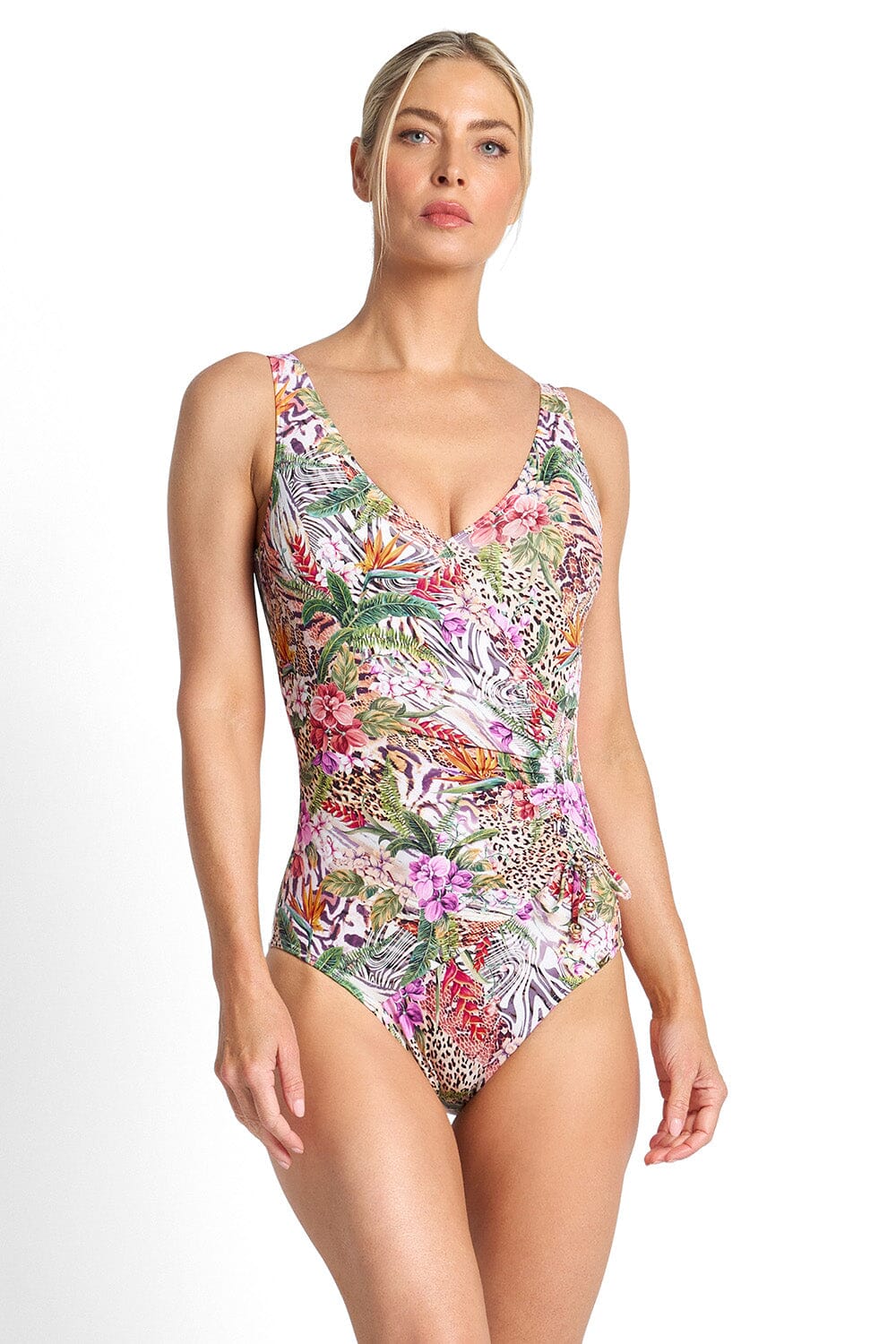 Lilymaze Gathered Surplice SWIM 1PC JANTZEN 
