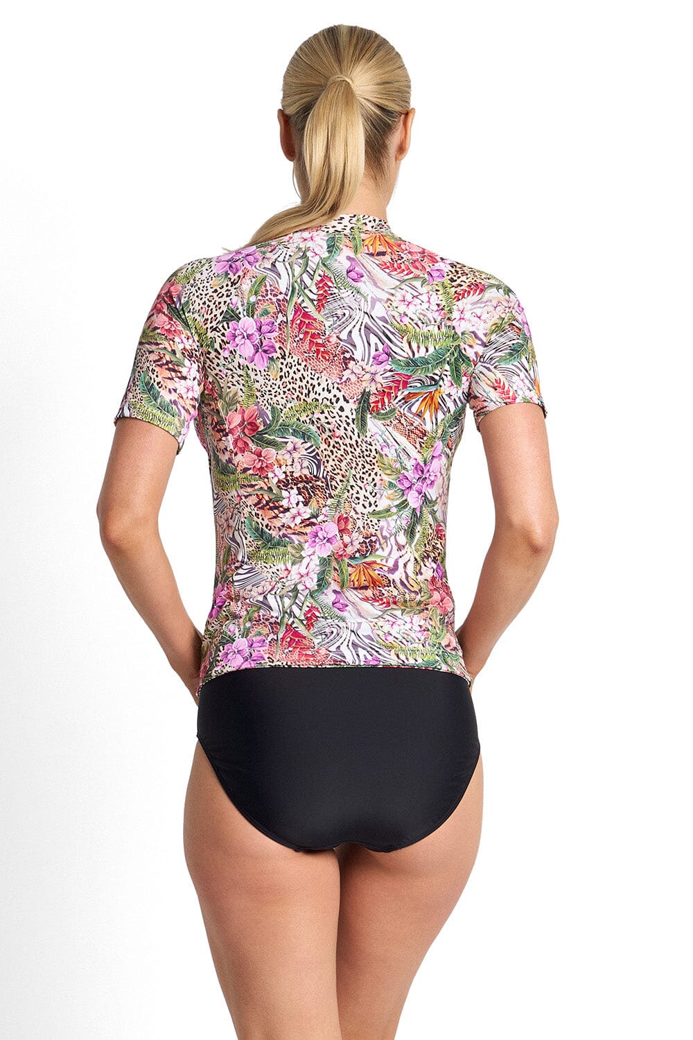 Lilymaze Short Sleeve Mast Rashie SUN PROTECTION JANTZEN 