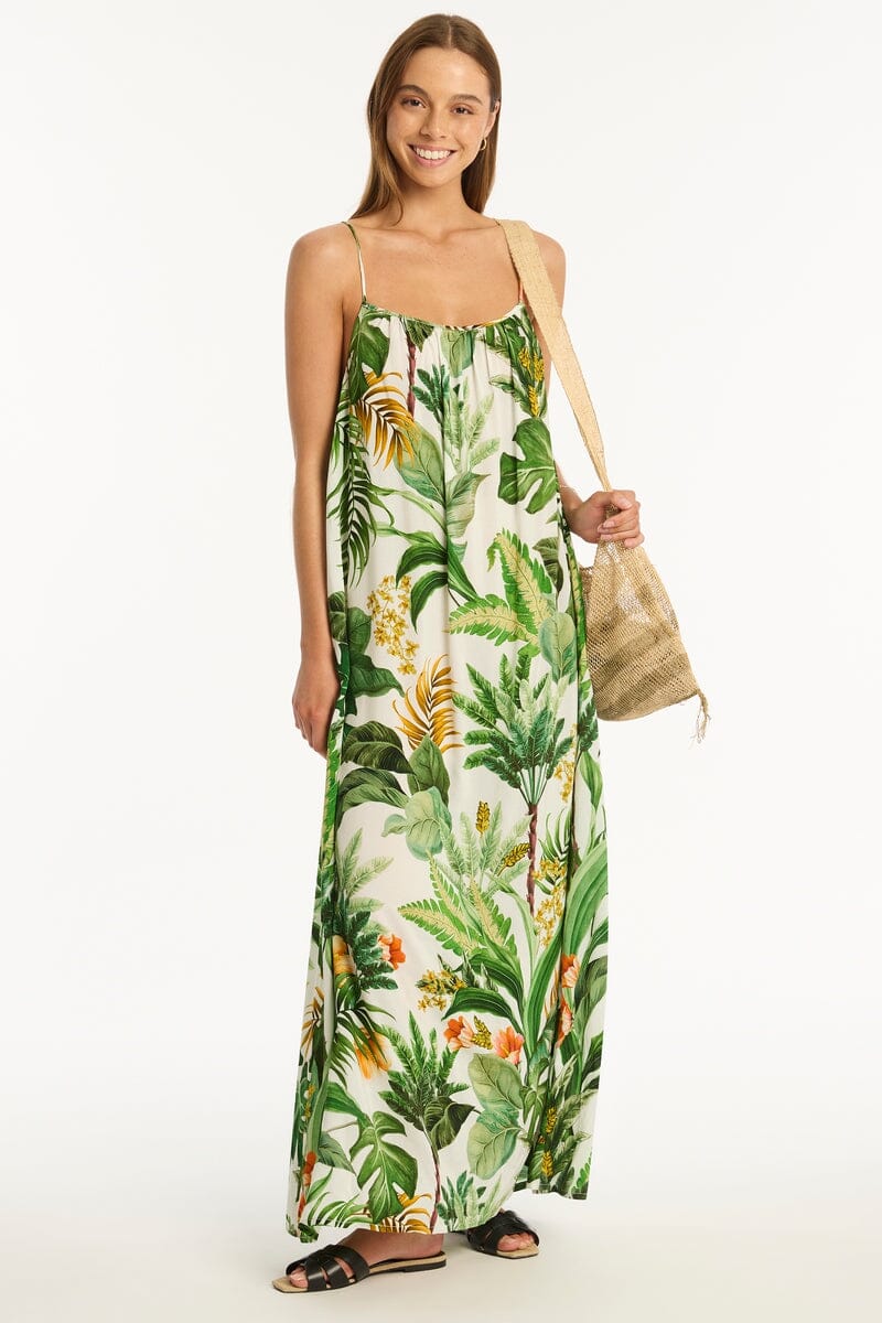 Lotus Maxi Sundress OVERSWIM SEA LEVEL 