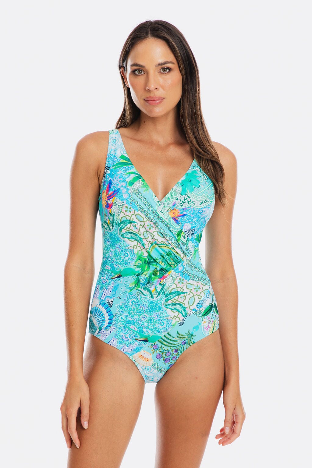 Lucca Surplice One Piece SWIM 1PC TOGS 