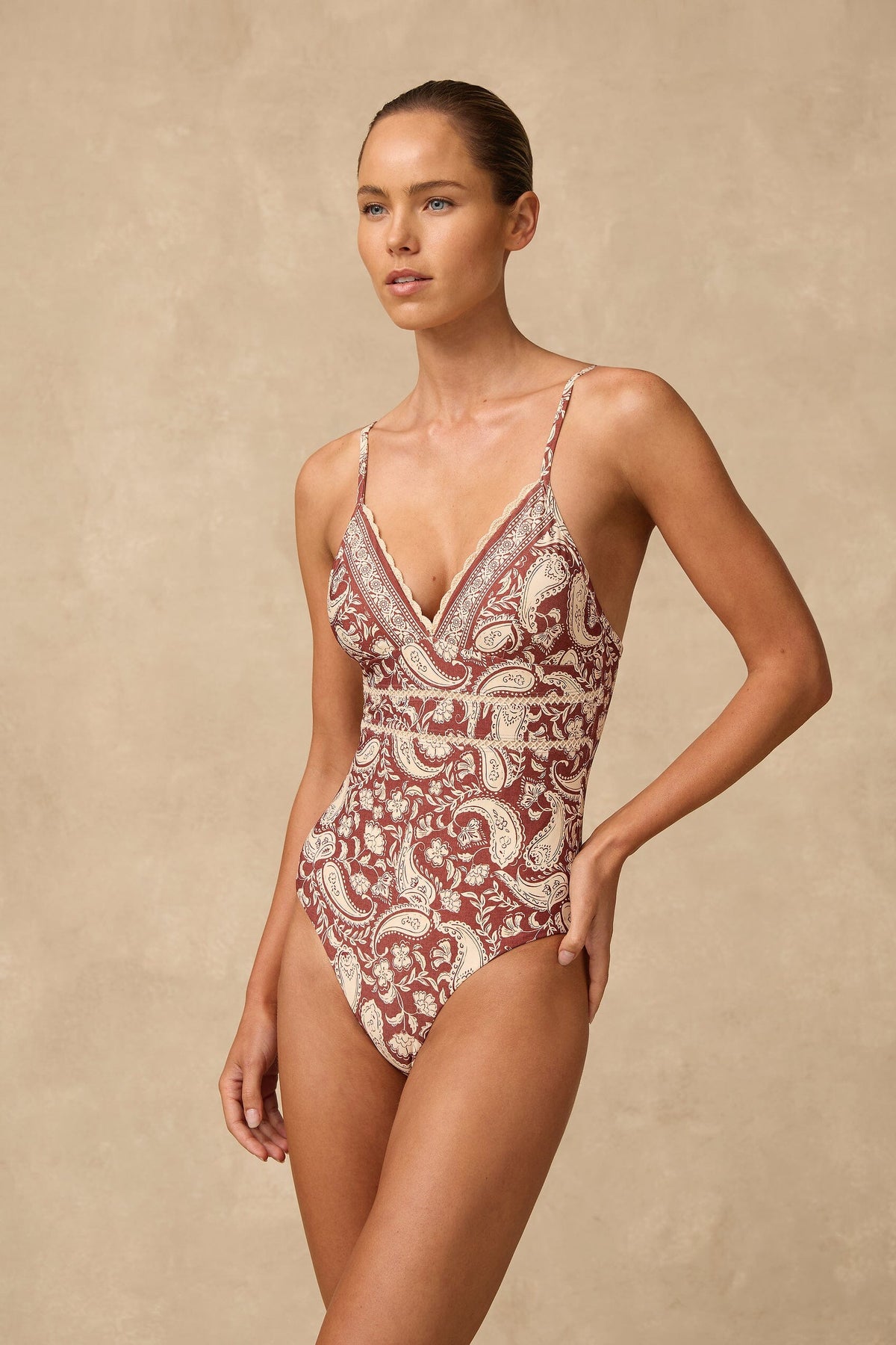 Luna Crochet Tri One Piece SWIM 1PC MONTE AND LOU 8 PRINT 