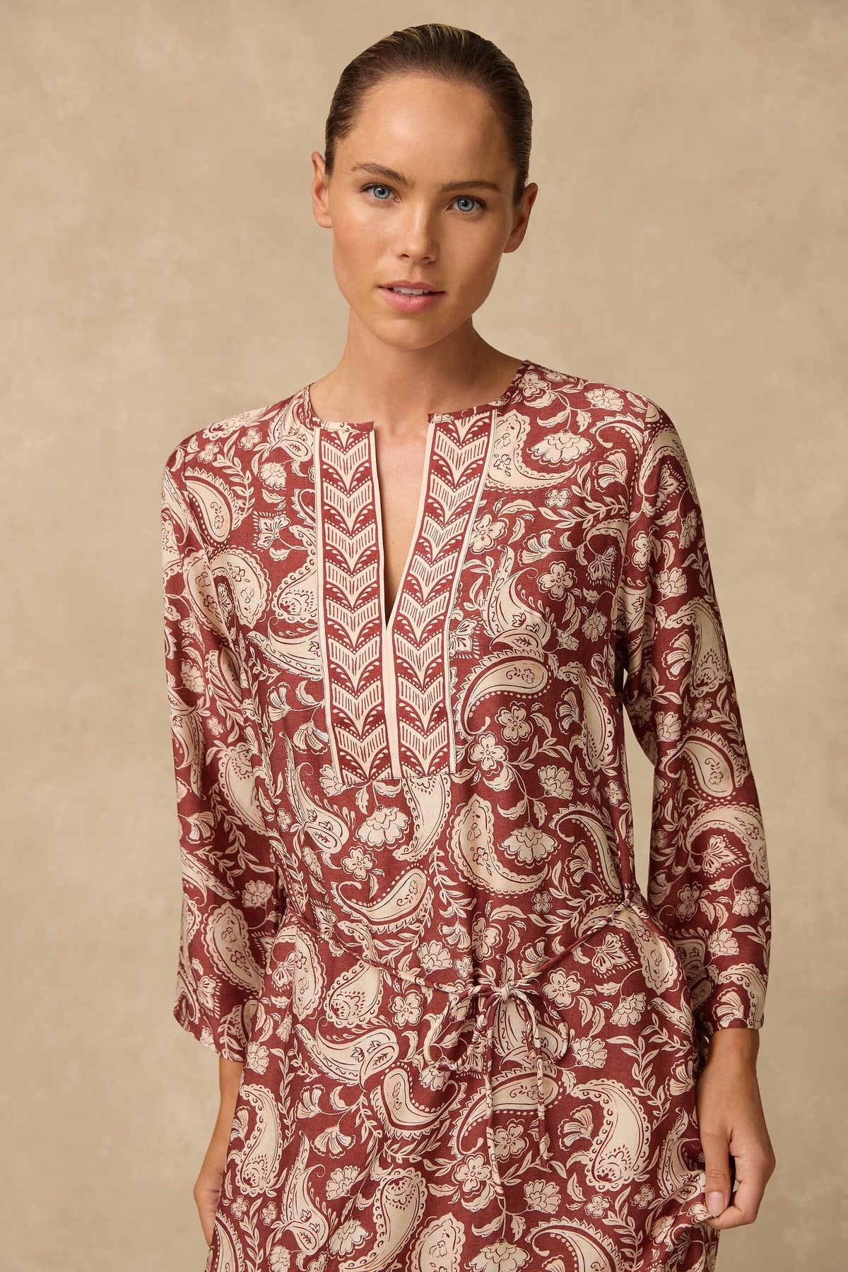 Luna Long Kaftan CLOTHING MONTE AND LOU 