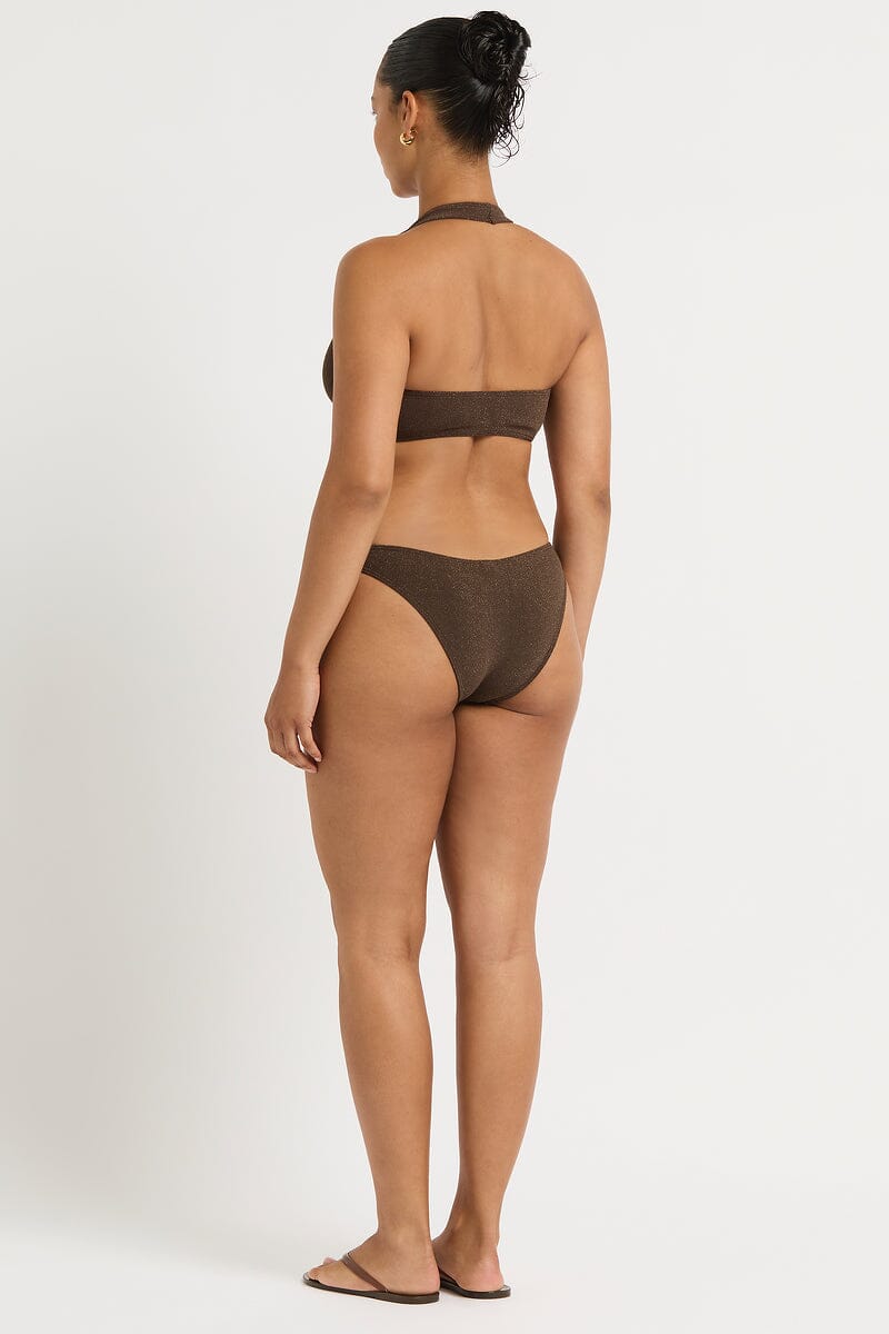 Lurex Bailey Crop SWIM TOP BOND-EYE 