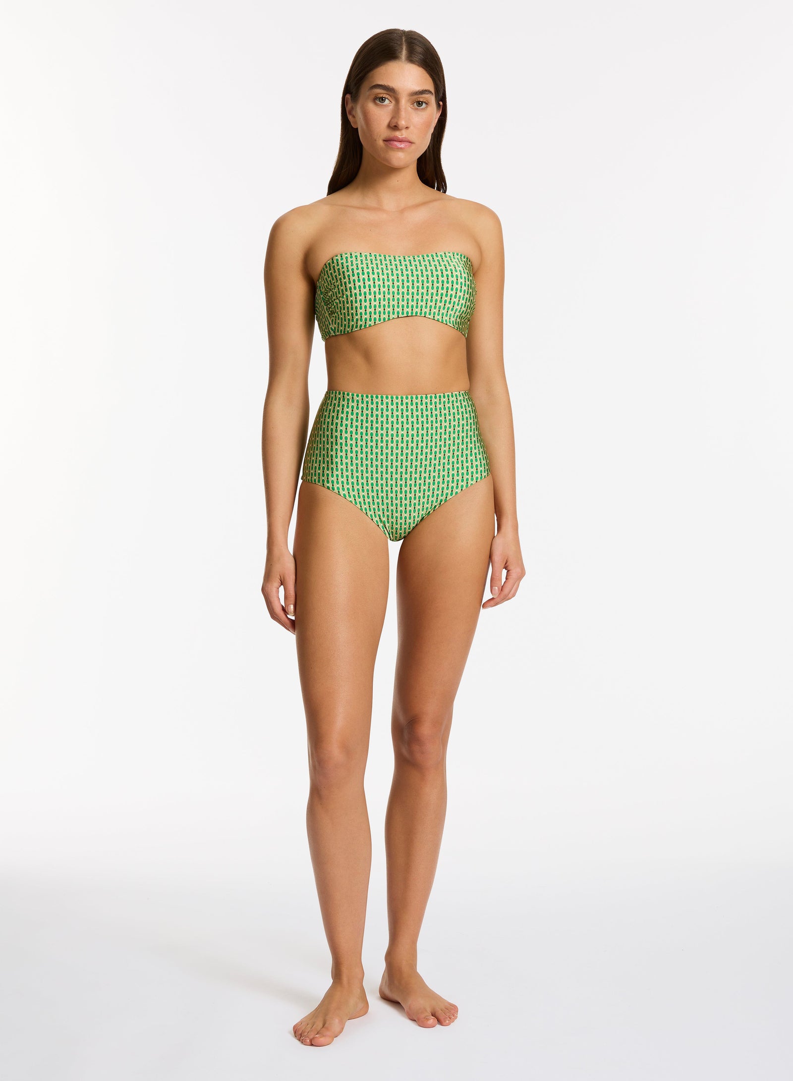 MATTALA GEO HIGH WAIST PANT SWIM PANT JETS 