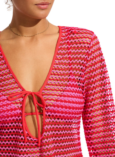 Mesh Effect Cover Up - Noosa SwimWear Collective