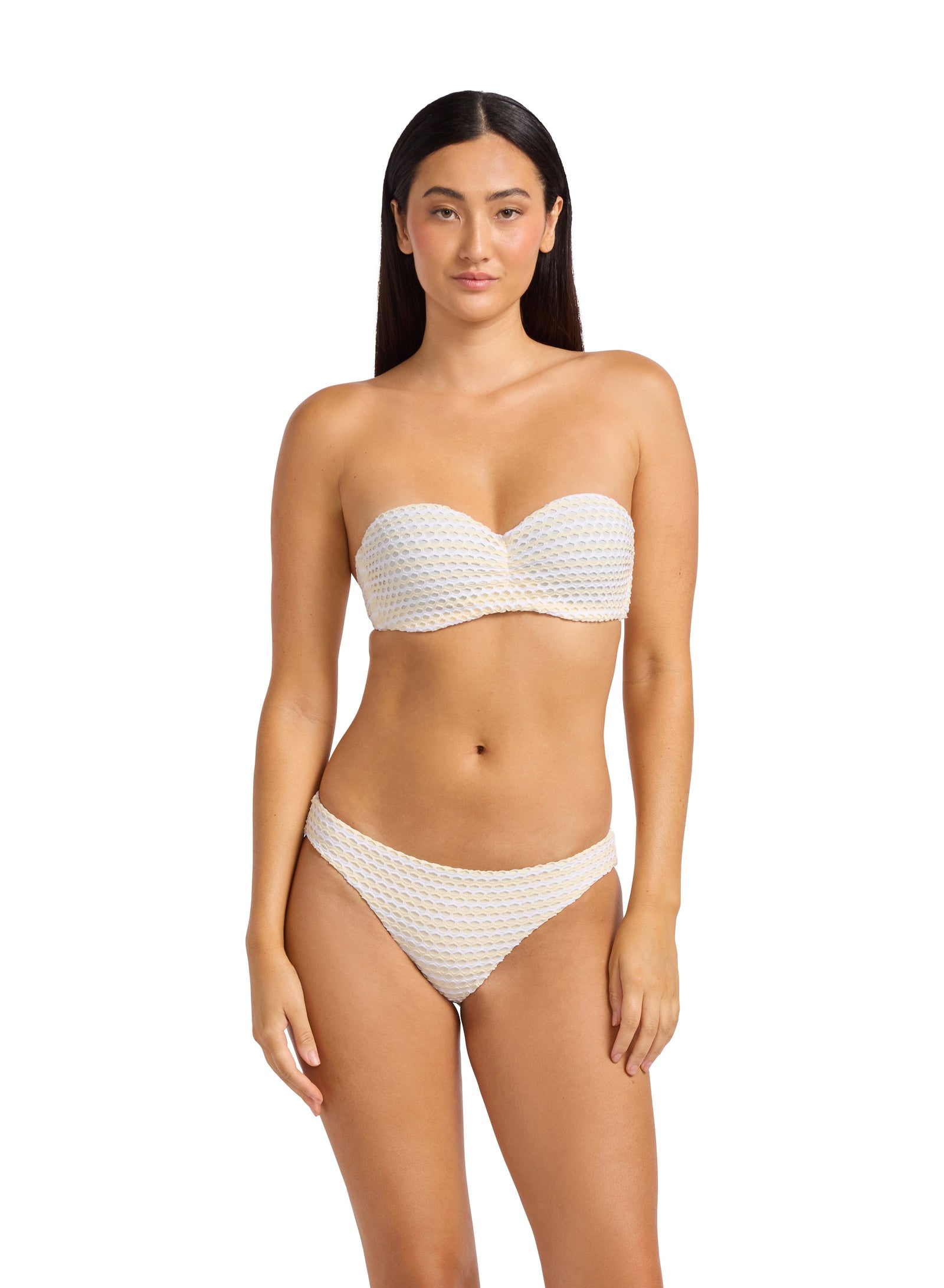 Mesh Effect Hipster Pant SWIM PANT SEAFOLLY 8 Ecru 