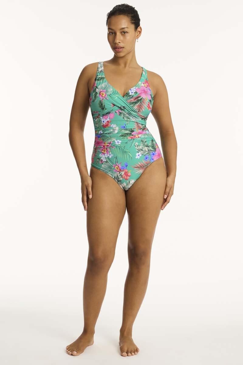 Pacifico Cross Front Multifit One Piece SWIM 1PC SEA LEVEL 