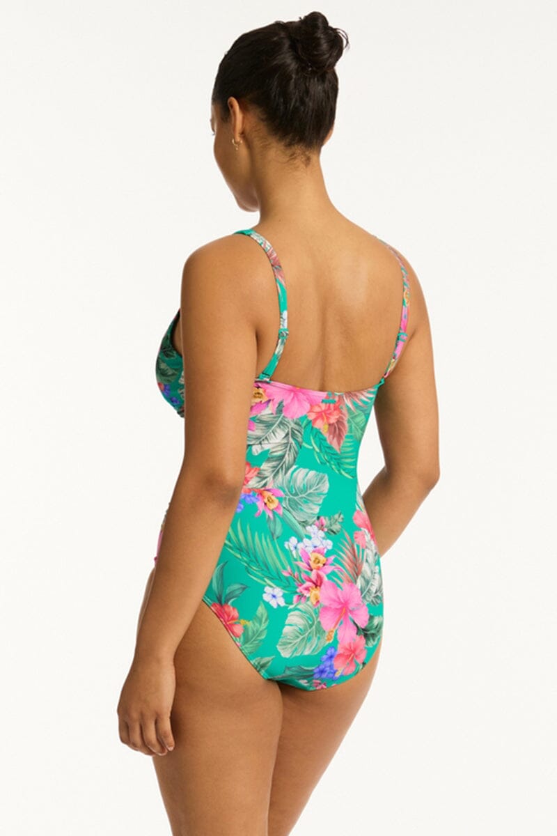 Pacifico Cross Front Multifit One Piece SWIM 1PC SEA LEVEL 