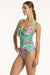 Pacifico Tie Front DD/E One Piece SWIM 1PC SEA LEVEL 10 EVERGREEN 