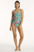 Pacifico Twist Front Multifit Singlet Top SWIM SINGLET SEA LEVEL 