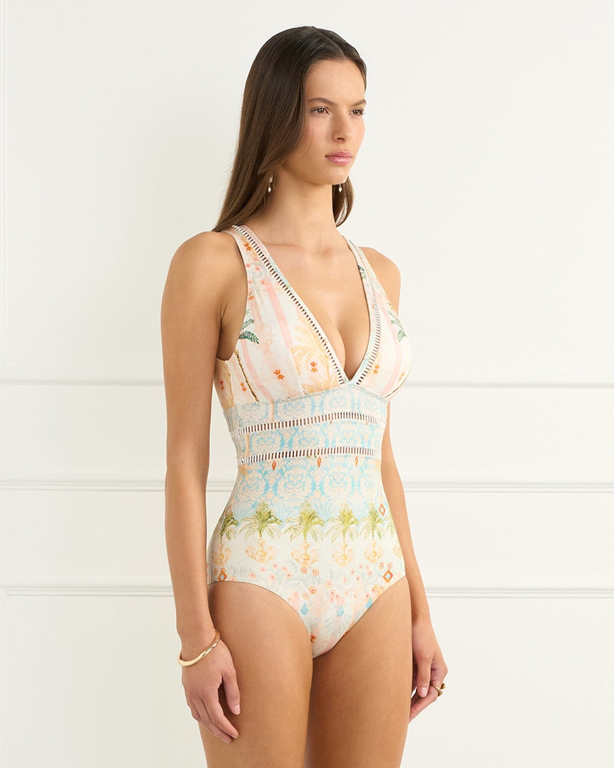 Palma Eve One Piece SWIM 1PC AQUA BLU 