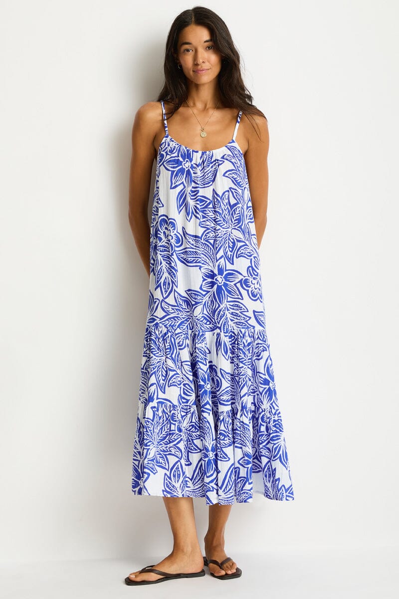 Palmera Resort Tiered Midi Sundress CLOTHING SEA LEVEL 