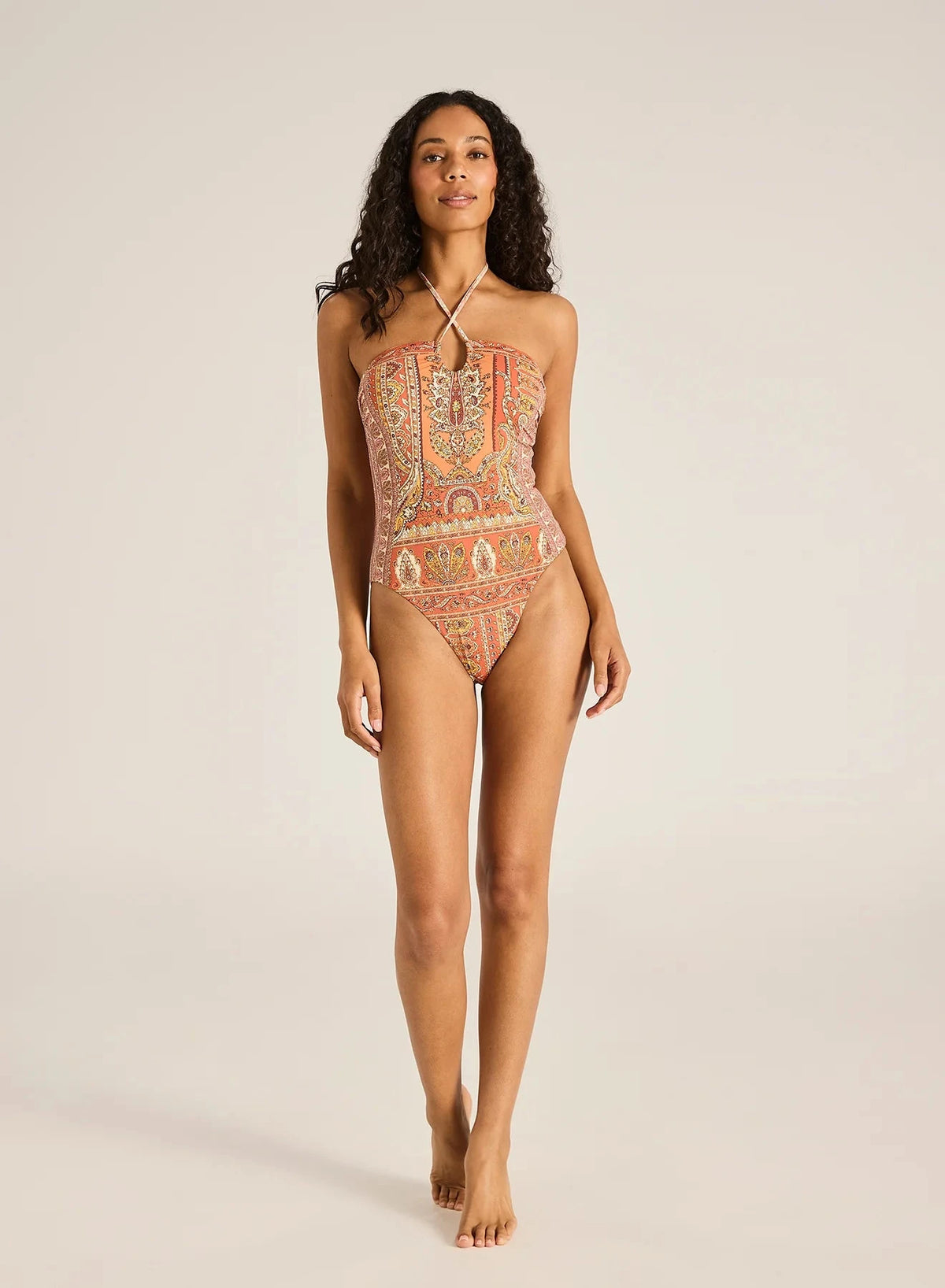 Pashmina Zala One Piece SWIM 1PC TIGERLILY XS EARTH 