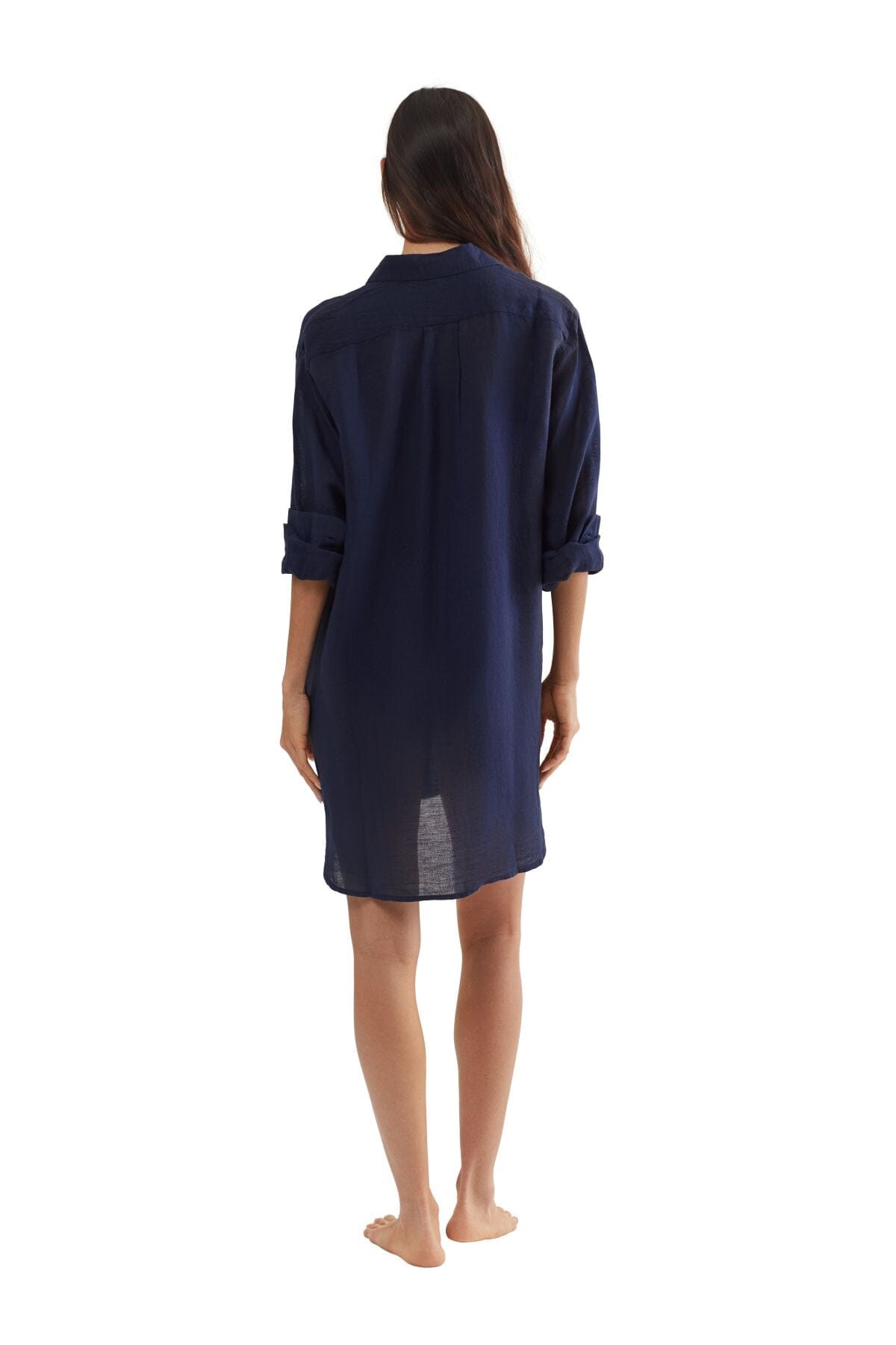 Polo Organic Cotton & Linen Oversized Beach Shirt CLOTHING POLO 