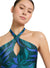 QUEEN OF THE NIGHT CROSS OVER HALTER 1PCE SWIM 1PC JETS 