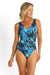 Rainforest Gathered Surplice One Piece SWIM 1PC JANTZEN 10 ARCTIC 