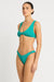 Ring Scout Crop Recycled SWIM TOP BOND-EYE O/S AQUATIC 