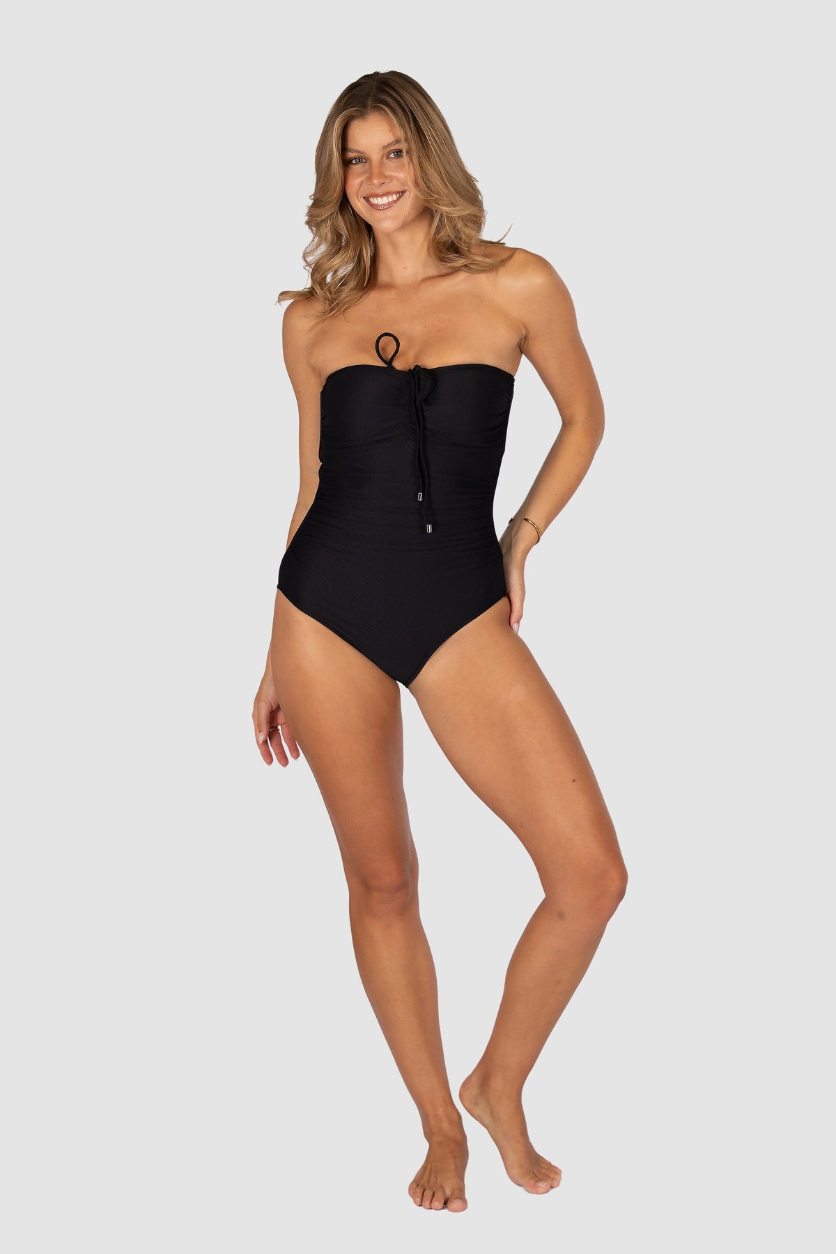 Rococco Bandeau One Piece SWIM 1PC BAKU 10 NERO 