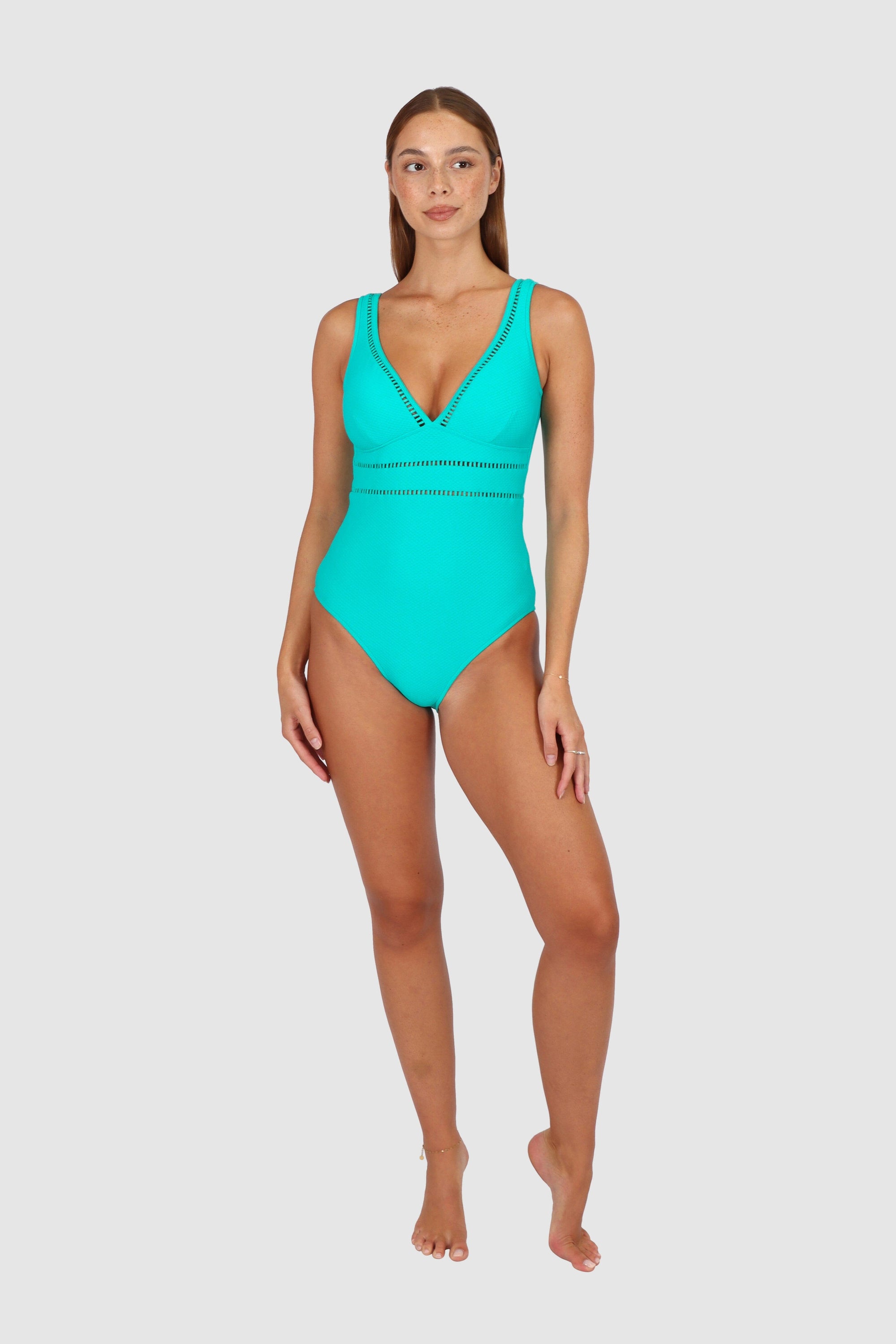 Rococco Longline One Piece SWIM 1PC BAKU 8 CARIBBEAN 