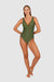 Rococco Longline One Piece SWIM 1PC BAKU 8 PALM 