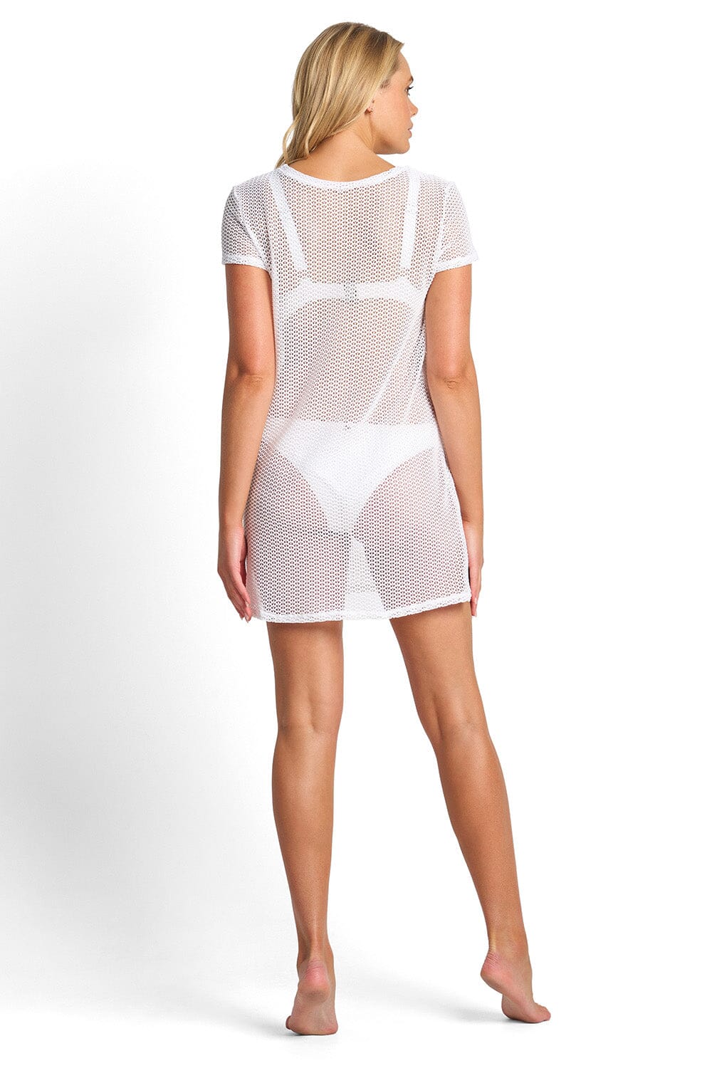 Salt Mesh T-Shirt Dress OVERSWIM SUNSEEKER 