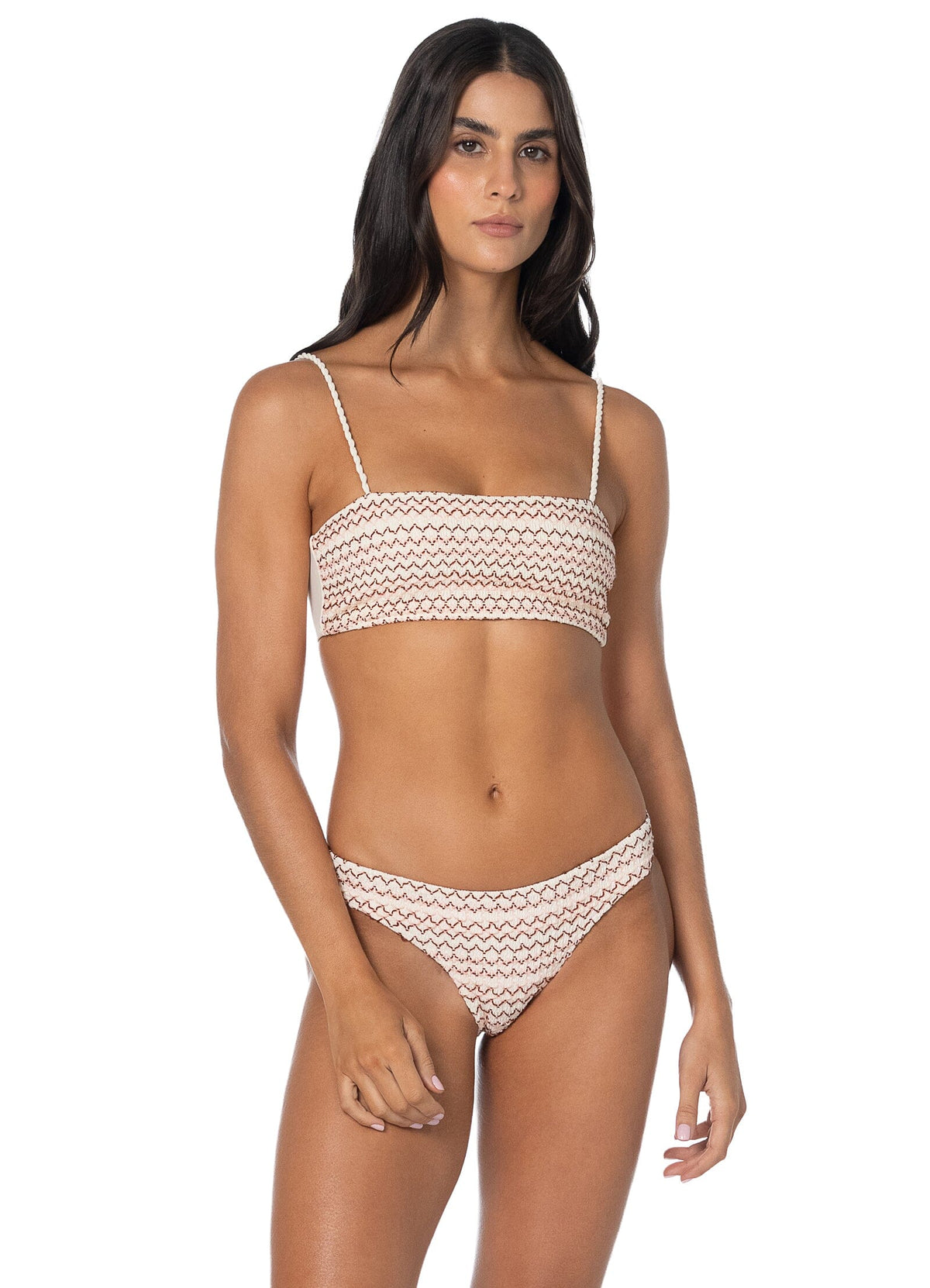 Sandstone Light Flirt Bottom SWIM PANT MAAJI S WHITE 