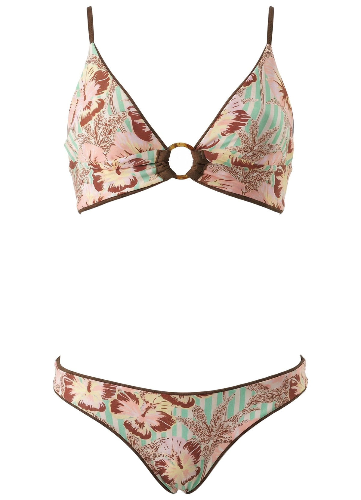 Savage Brown Shine Top SWIM TOP MAAJI 
