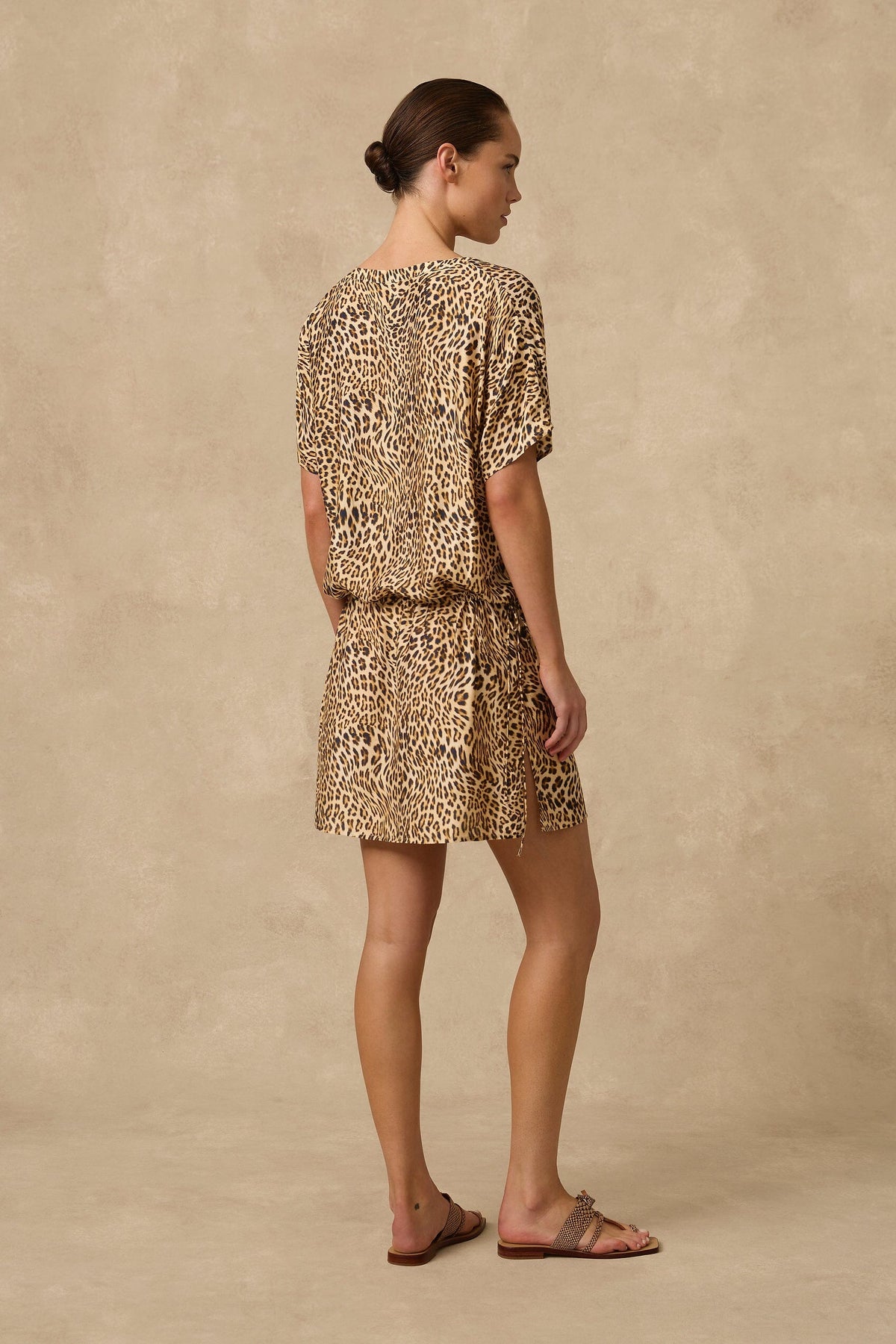 Seda Short Sleeve Shirt Dress CLOTHING MONTE AND LOU 