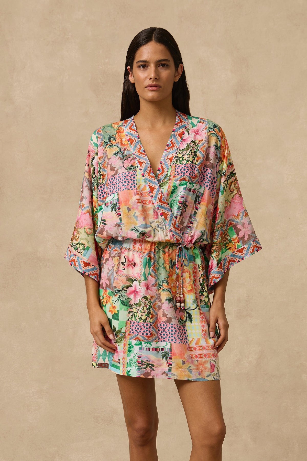 Simi Kimono Dress CLOTHING MONTE AND LOU 