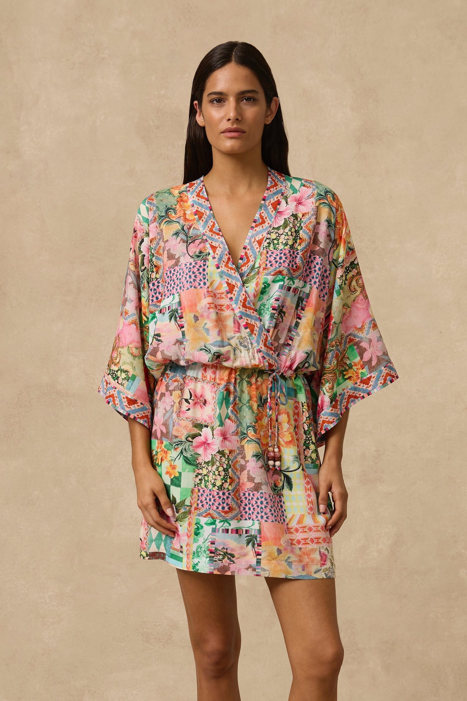 Simi Kimono Dress CLOTHING MONTE AND LOU 