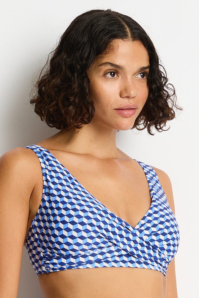 Solara Cross Front Multifit Bra Top SWIM TOP SEA LEVEL 