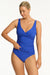 Spinnaker Cross Front Multifit Singlet Top SWIM SINGLET SEA LEVEL 10 COBALT 