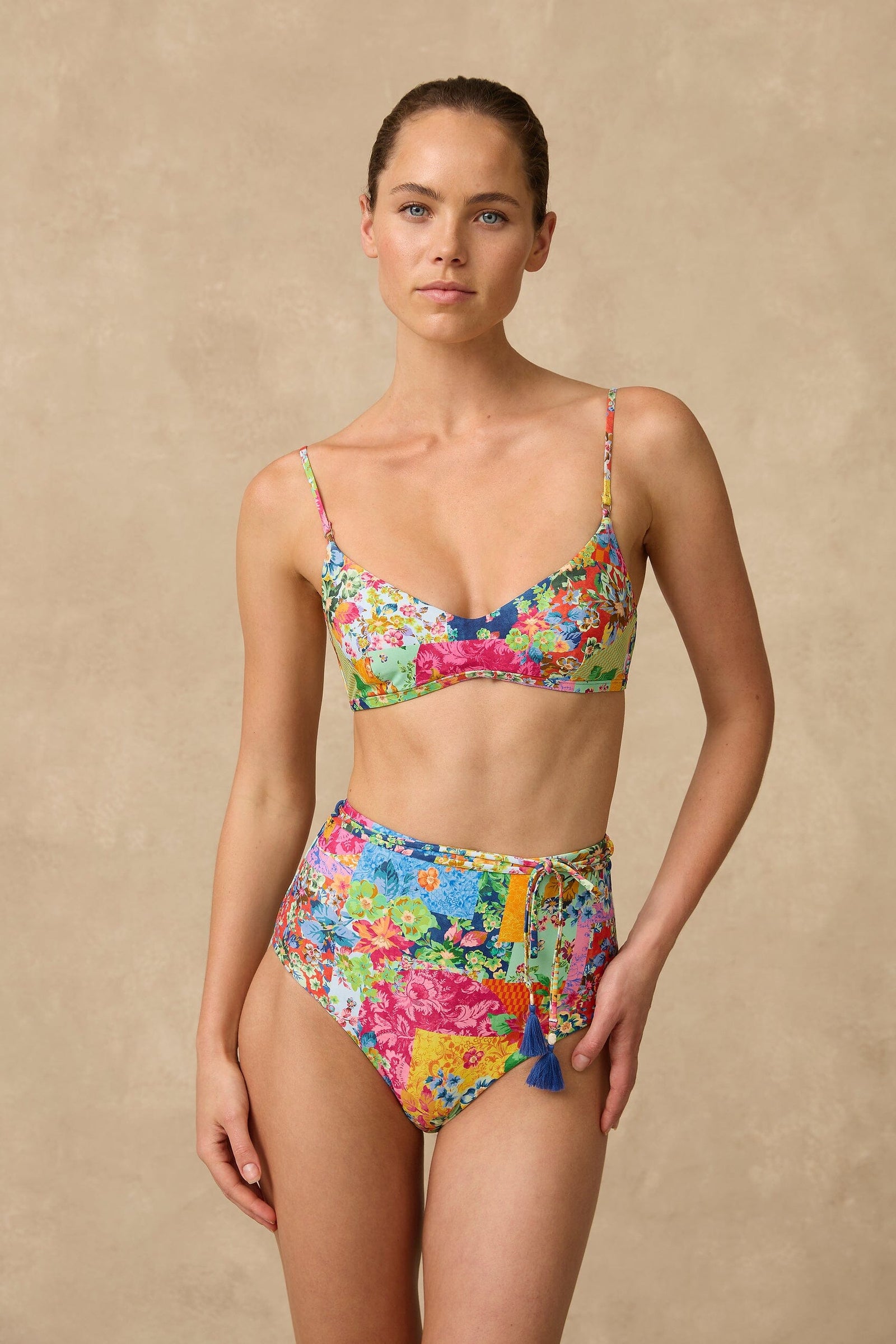 Stevie Crop Bralette SWIM TOP MONTE AND LOU 