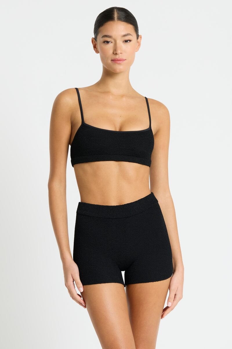 Strap Saint Crop Eco SWIM TOP BOND-EYE OS BLACK 